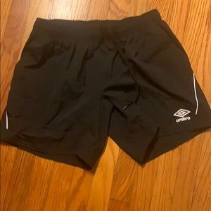 Black Umbro Shorts